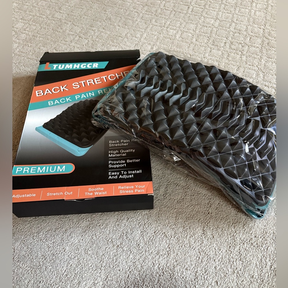 Black and Blue Back Pain Relief Stretcher